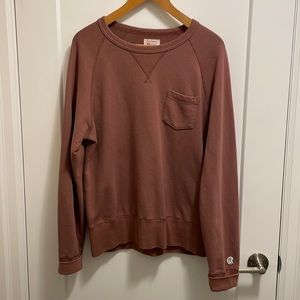 Todd Snyder Midweight Pocket Shirt in Rust EUC